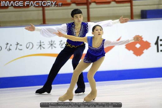 2013-02-28 Milano - World Junior Figure Skating Championships 1068 Meiyi Li-Bo Jiang CHN